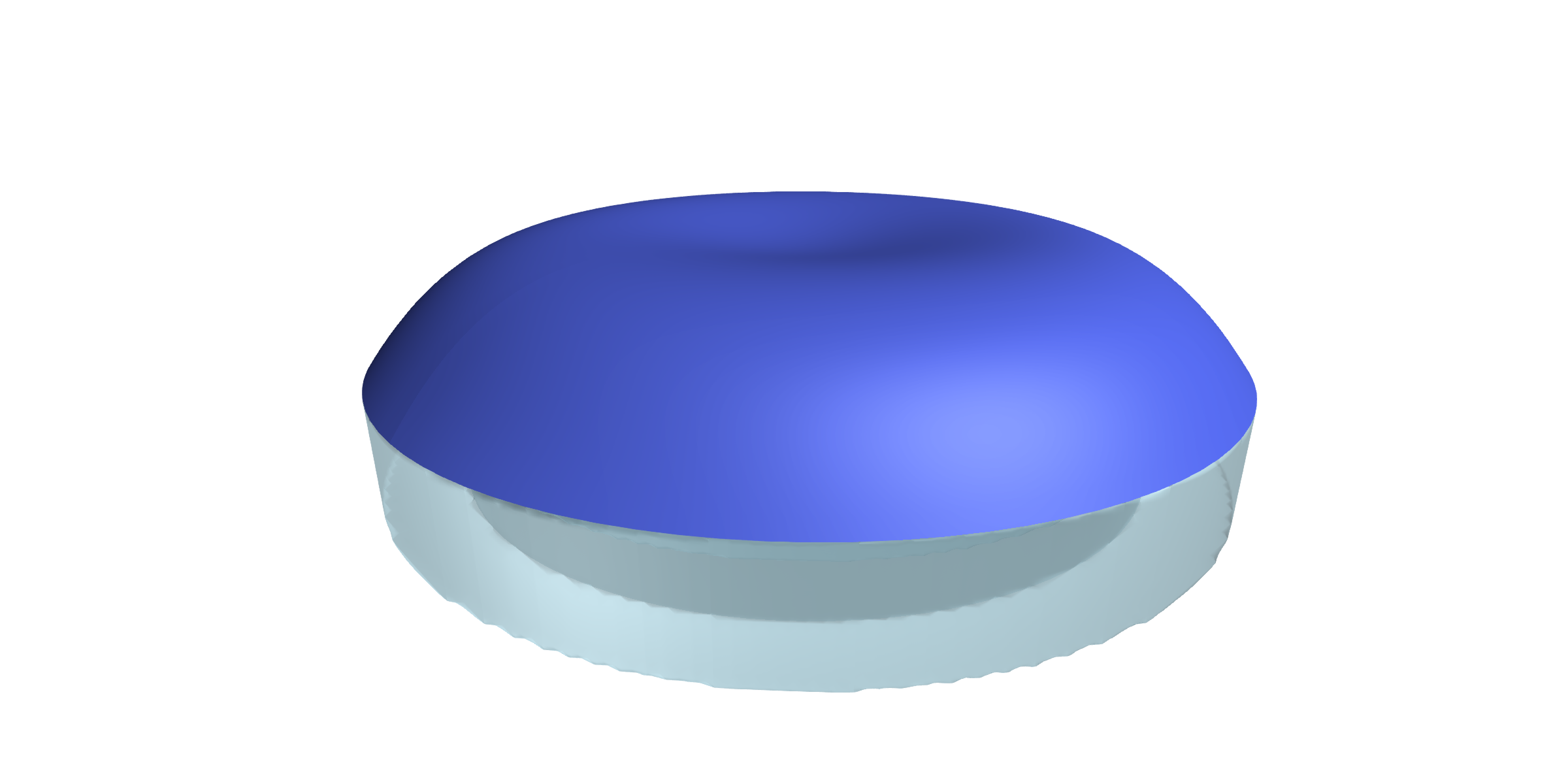 Aspherical lens showcase