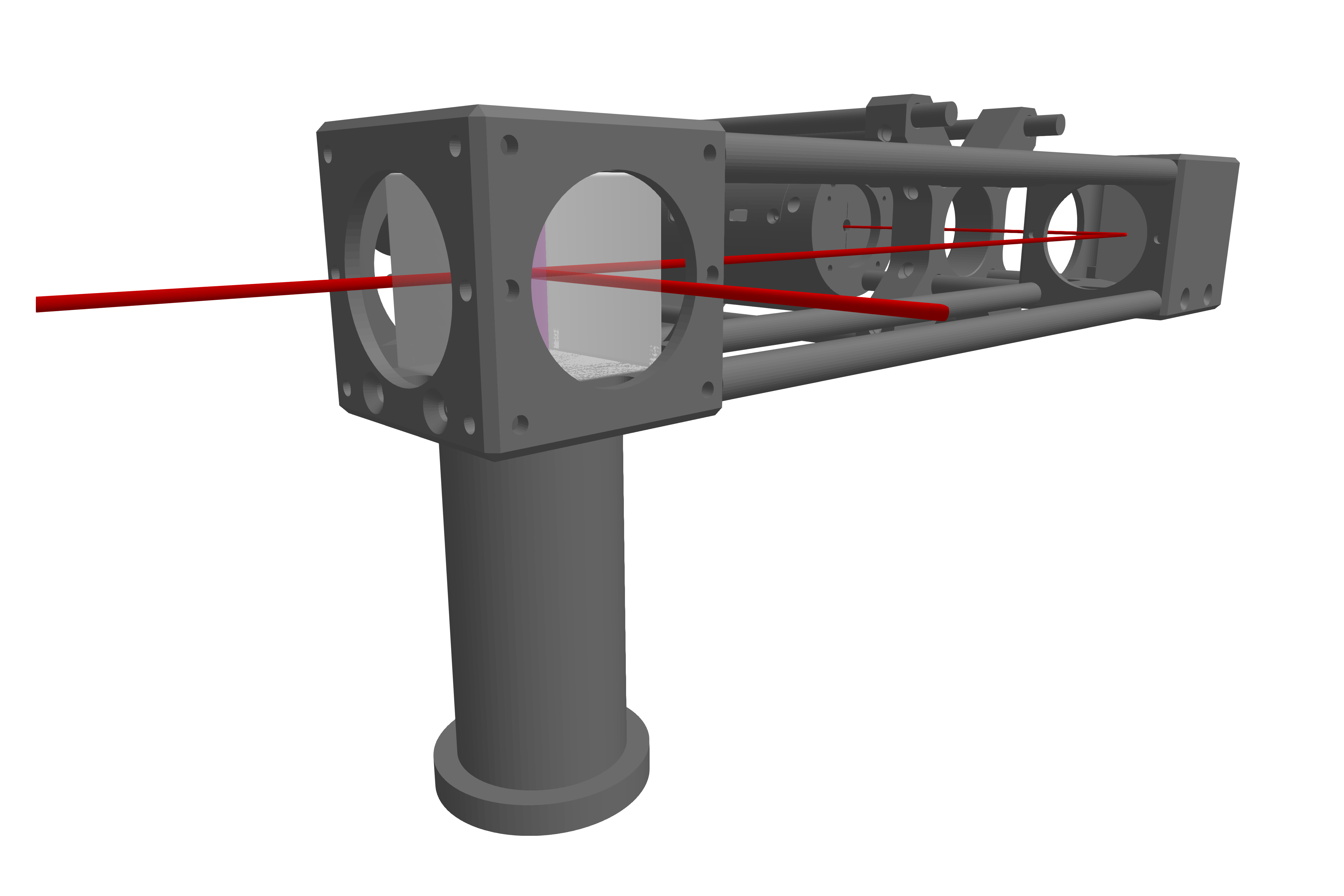 Cube beamsplitter